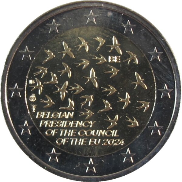 Belgien 2 Euro 2024 EU-Ratspräsidentschaft lose