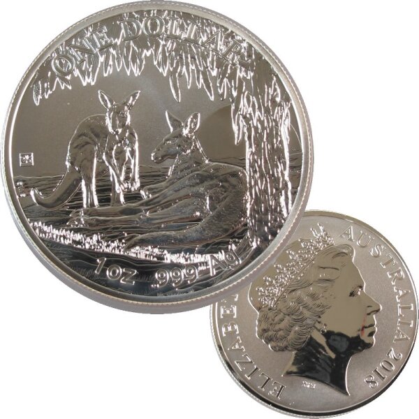 Australien 1 OZ Känguru 2018 Silber
