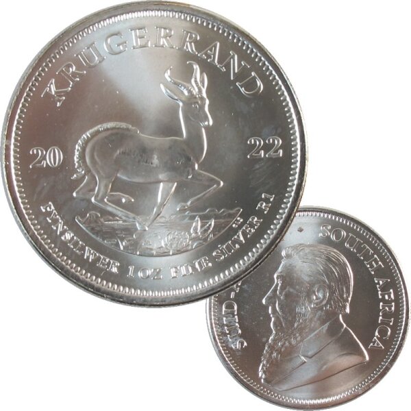 Südafrika 1 OZ Krügerrand 2022 Silber