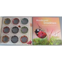Münz Sammelbuch für 9 x 5 Euro Wunderwelt Insekten Münze Deutschland