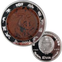 Korea 10 Won 2004 Diskuswerfer - 1 OZ Silber