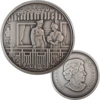 Kanada 20 Dollars 2014 First Royal Visit 1 OZ Silber...