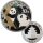 China 10 Yuan Panda 2021 Silber Colored Bull and Bear