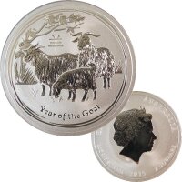 Australien Lunar II. 2015 Ziege 2 OZ Silber