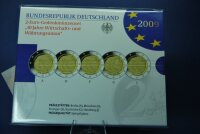 Deutschland 2 Euro Set 2009 10 Jahre WWU  pp